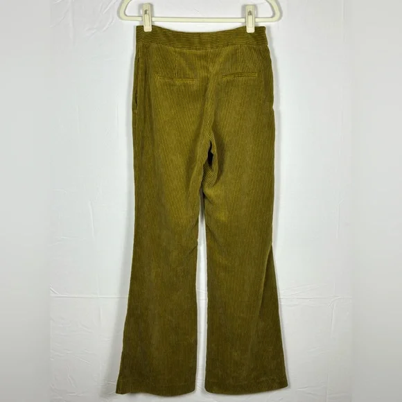 Zara Mustard Corduroy High Waisted Flared Pants- S - Picture 5 of 8